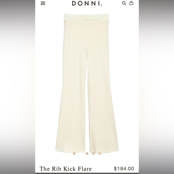 Donni The Rib Kick Flare SZ Med - Picture 3 of 4